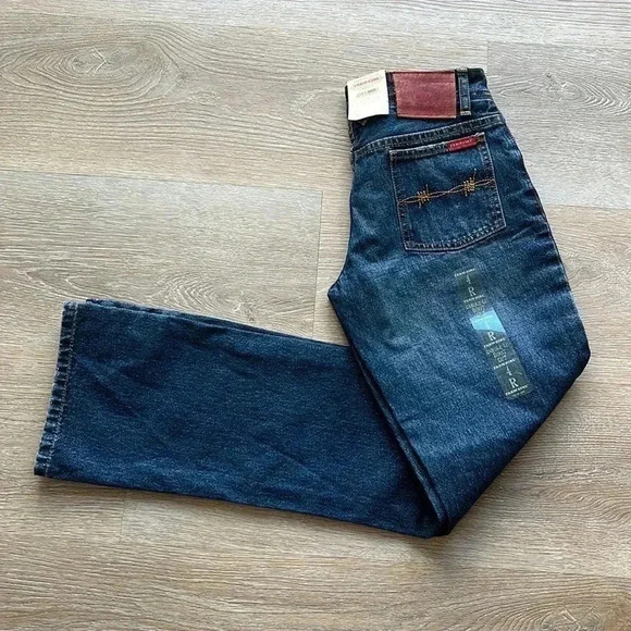 FARM GIRL & FEED Co. Carole-Lu low rise Boot Cut denim jeans women size 4R x 32 - Picture 5 of 16